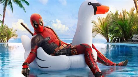 Funny Deadpool With Duck Blue Sky Background HD Funny Wallpapers | HD Wallpapers | ID #83703