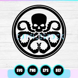 Hydra Logo SVG, Symbol Hydra Octopus Svg, Png, Dxf, Silhouette, Cricut