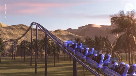 Roller Coaster at Six Flags Qiddiya in Saudi Arabia will shatter records