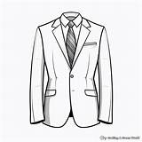 Suit Coloring Pages  Free & Printable sketch template