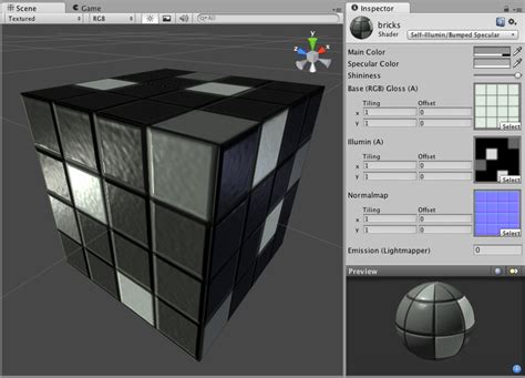 Unity - Manual: Self-Illuminated Normal mapped Specular