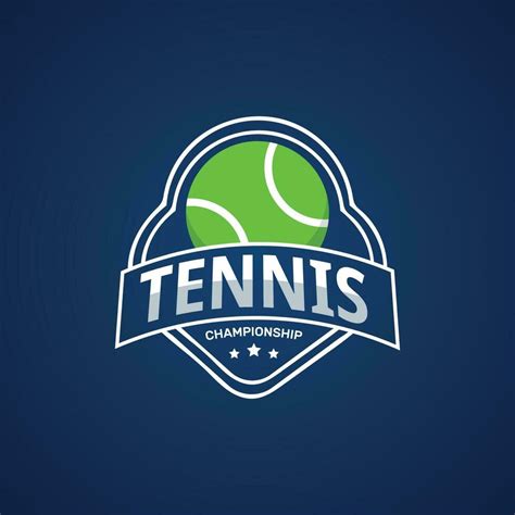 Tennis ball sports logo design vector illustration. 24649126 Vector Art ...