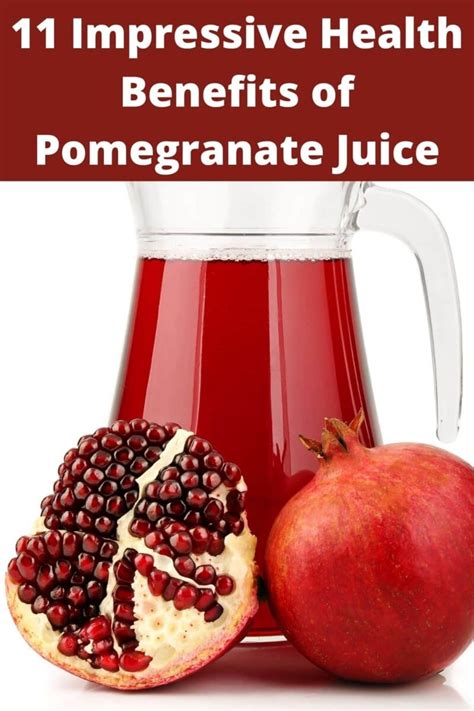 Impressive Health Benefits of Pomegranate Juice - Healthier Steps