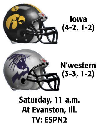 Iowa, Northwestern renew rivalry | News, Sports, Jobs - Times Republican