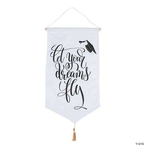 Graduation Sayings Canvas Column Banner | Oriental Trading