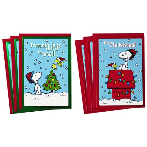 Snoopy Christmas Cards - Printable Cards