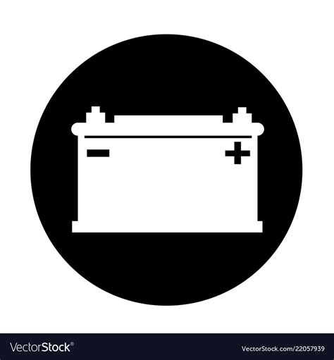 Car battery icon design Royalty Free Vector Image