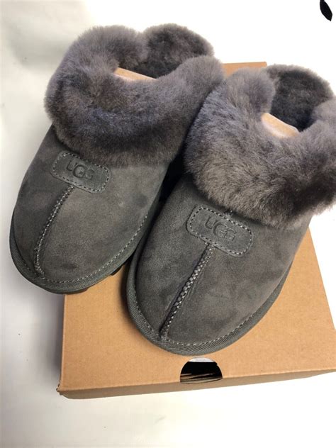 UGG Women’s Coquette Slipper 5125 GREY Sizes 6-12 | eBay