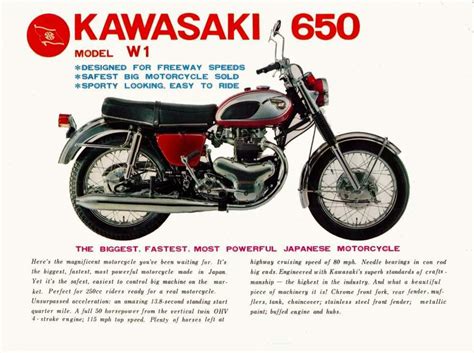 1965 - 1966 Kawasaki W1 650