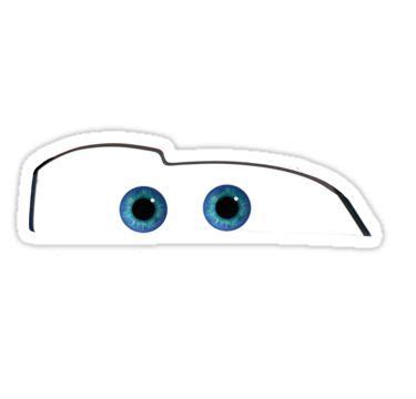 "Lightning McQueen Eyes" Sticker for Sale by Alex Strong | Cars birthday party disney, Lightning ...