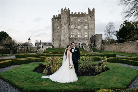 Kilkea castle wedding in County Kildare