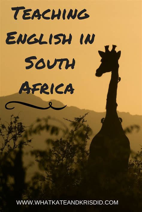 All about Teaching English in South Africa from a teacher who’s been a ...