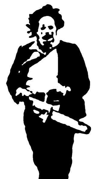 Pin by Thomas Powell on stencil ideas | Album art design, Silhouette art, Leatherface