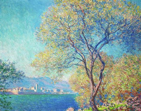 Antibes Seen from La Salis Painting by Claude Monet - Fine Art America