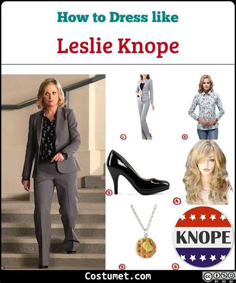 Leslie Knope Costume for Cosplay & Halloween