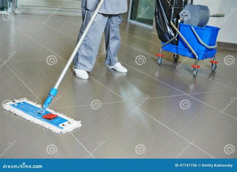 Cleaning floor stock photo. Image of medical, charwoman - 47747756