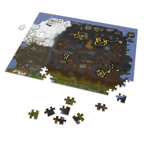 Custom Osrs Jigsaw Puzzle Runescape Wilderness Map Gift Idea - Etsy