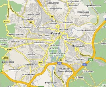 Kassel Map - Germany