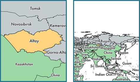 Altai republic, Russia / Map of Altai, RU / Where is Altai republic? - WorldAtlas.com