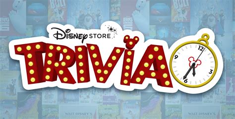 Disney Store Trivia Time Logo and Cards — DG Nacho