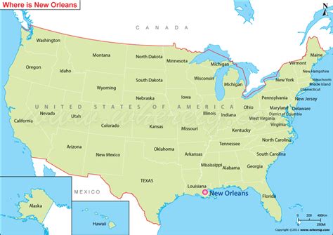 Where is New Orleans, LA? / New Orleans in the US Map