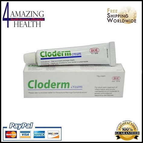 Cloderm Cream - 15g - $21.99 [BUY ONLINE] – Amazing4Health.com