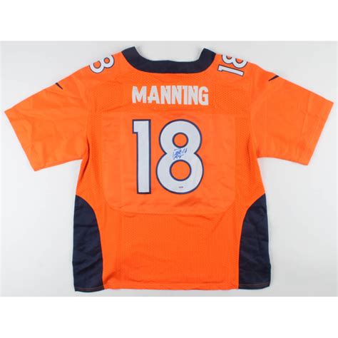 Peyton Manning Signed Broncos Jersey (PSA COA) | Pristine Auction