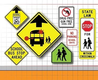 Traffic Signs | School Area Signs | Road Signs