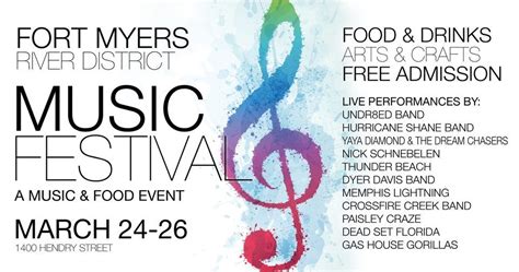 2023 Fort Myers River District Music Festival | 1400 Hendry St, Fort ...