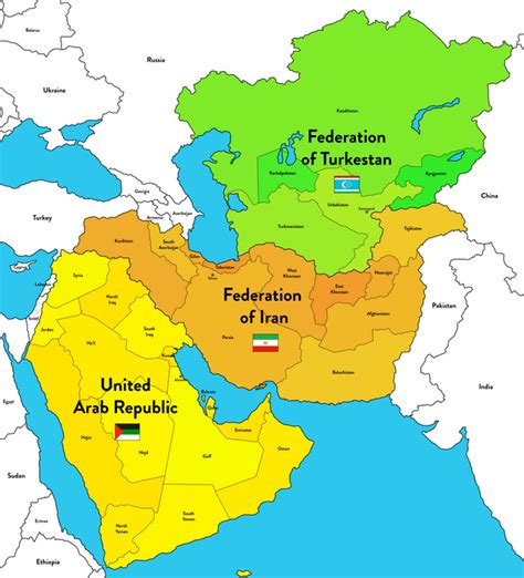 Middle Eastern Federations | Historical maps, History infographic ...