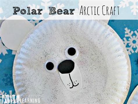 Easy Polar Bear Arctic Craft Paper Plate Perfect For Preschoolers