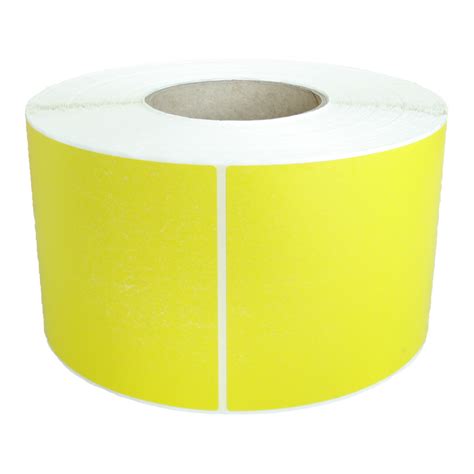 102mm X 150mm Yellow Thermal Transfer Yellow Labels - LT102150Y-4.