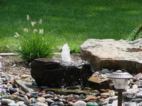 Natural stone bubbler water fountain | Water features, Water fountain, Bird bath