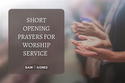 7 Short Opening Prayers for Worship Service (With Images)