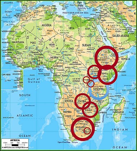 Physical Map Of Africa Mt Kilimanjaro Map : Resume Examples