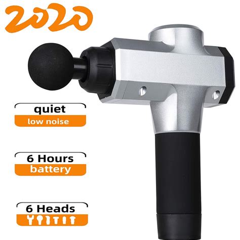 [2021 Latest] Portable Massage Gun Deep Tissue Percussion, Electric ...