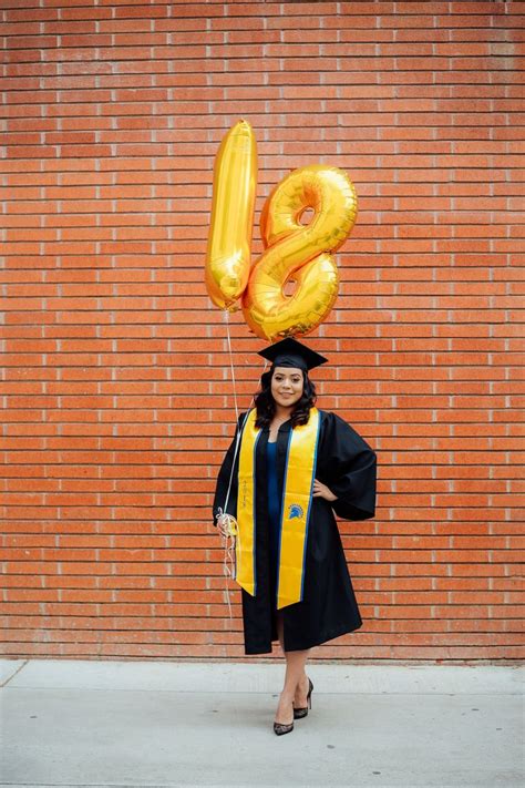 San Jose State University graduation session on campus. San Jose ...