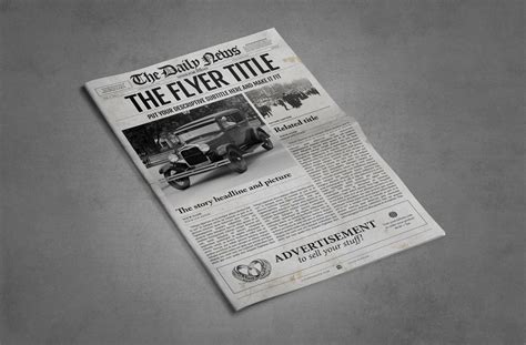 Photoshop Newspaper Template