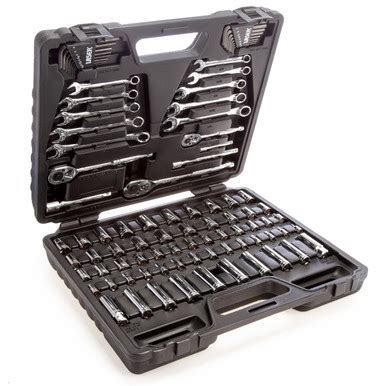 Laser 3500 Metric/Imperial Socket & Spanner Set in Case (89 Piece)