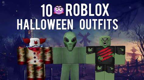 10 Roblox Halloween Outfits 2018 - YouTube