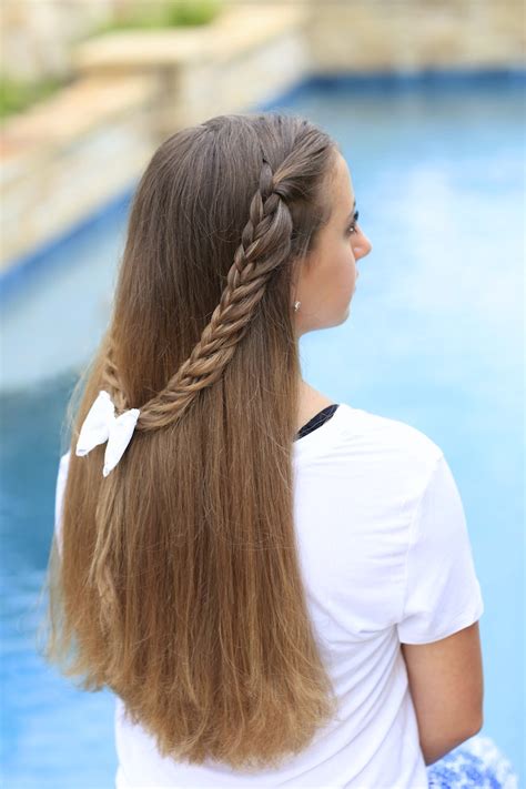 Half-Loop Braidback | Back-to-School Hairstyles | Cute Girls Hairstyles