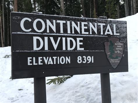 Continental Divide | Continental divide, National parks, Park service