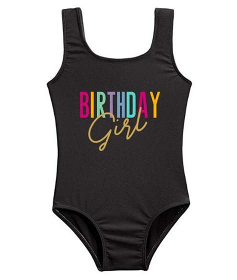 Birthday Girl Swimsuit. Girls Swimsuit. Girls Swimwear. Girls | Etsy