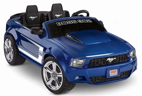 Amazon.com: Fisher-Price Power Wheels Ford Mustang Boss 302 - Blue ...