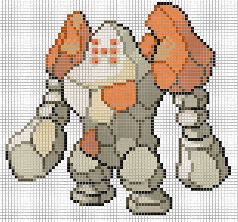 377.regirock by Electryonemoongoddes on DeviantArt | Pokemon cross stitch, Pixel art pokemon ...