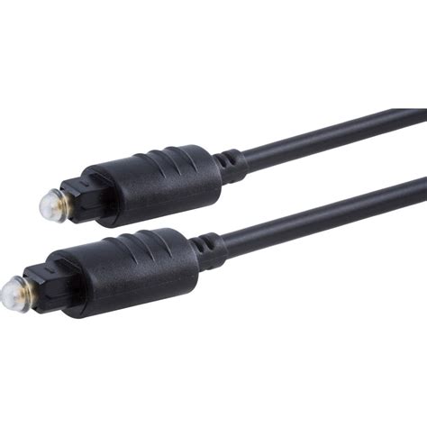 Philips 5 ft. Toslink Fiber Optic Audio Cable with Mini Toslink Adapter in Black-SWA9225A/27 ...