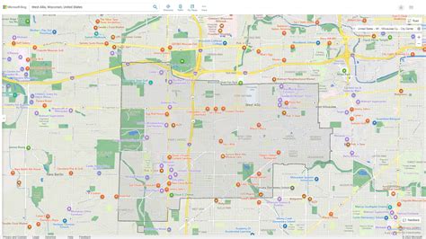 West Allis, Wisconsin Map