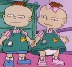 Rugrats_Phillip "Phil" and Lillian "Lil" DeVille | Rugrats, Personajes de los rugrats, Dibujos ...