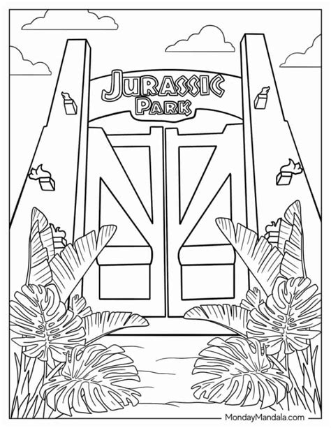 22 Jurassic Park Coloring Pages (Free PDF Printables)