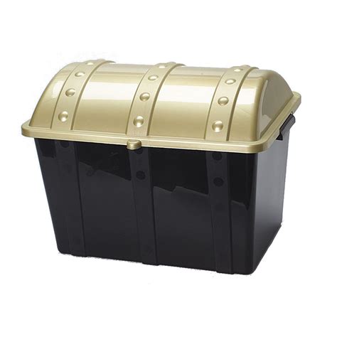 14" Plastic Pirate Treasure Chest